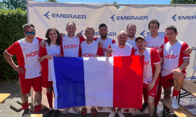 Tournoi de foot Embraer à Amsterdam